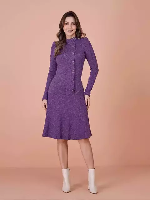 Vestido Geane Tata Martello Roxo