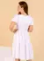Vestido Letícia Branco Pipoquinha - comprar online