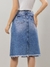 Saia Jeans Evasê 70cm Laura Rosa (810862) - comprar online