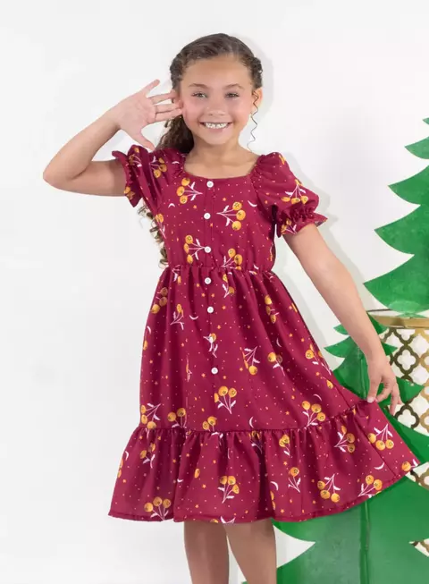 Vestido Carolina Marsala