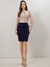Saia Lapis Jeans 55cm Denim Lovers Laura Rosa (810872) na internet