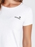 T-Shirt Branca Fitness Abertura Lateral UV50 Epulari (EP008) - Crente Cris Bella