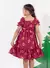 Vestido Carolina Marsala - Crente Cris Bella