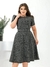 Vestido Pérola Bella Preto Mesclado com Cinto - comprar online