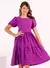 Vestido Roxo Pipoquinha na internet