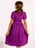 Vestido Roxo Pipoquinha - Crente Cris Bella