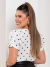 Blusa Priscila Poá Branco - comprar online