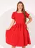 Vestido Vermelho Pipoquinha
