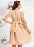 Vestido Anna Clara Bege - Crente Cris Bella