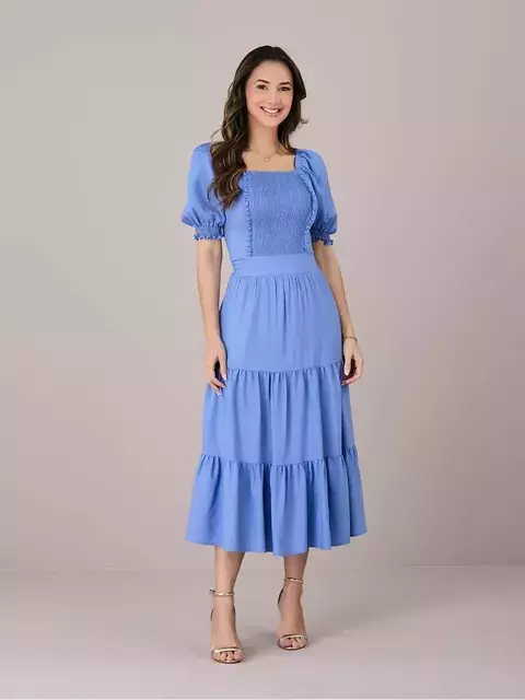 Vestido Maria Azul Tata Martello (5635) - comprar online