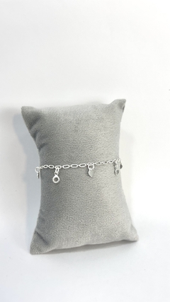 Pulseira coração + pontinho de luz - comprar online