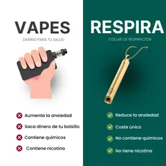 COLLAR RESPIRA REDUCE LA ANCIEDAD DE FUMAR/ENVIO GRATIS!! - TINLIMON