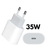 Fonte Turbo Carregador 35W para iPhone 15, 15 Pro e 15 Pro Max