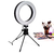 Ring Light 6” Polegadas LED com Tripé de Mesa + Suporte para Celular na internet