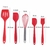 Kit 5 Peças de Utensílios de Silicone – Conjunto Culinário com Espátula, Pincel e Fouet (Fuê) - DROPLY SHOP