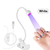 Lâmpada de Mesa com Clipe e Luz UV – Secagem Eficiente e Profissional - loja online