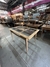 Mesa rectangular con vidrio