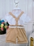 Conjunto Social Short Suspensório Gravata e Camisa Caqui Festas ,Casamentos, Aniversário, Pajem(KK0227RC) na internet