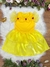 Fantasia Infantil Bela e a Fera Amarelo com Tiara(KKRC)