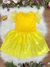 Fantasia Infantil Bela e a Fera Amarelo com Tiara(KKRC) - Koladinho Kids