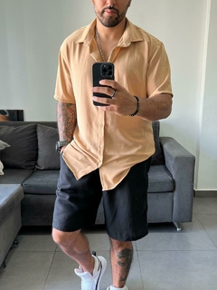 Camisa de Lino Camel