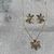 CONJUNTO FLOR COM PÉROLA - comprar online