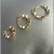 TRIO BRINCO ARGOLA LISO CLICK TRANÇAS - comprar online