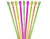 50 Canudos Neon Colher Mexedor Drink