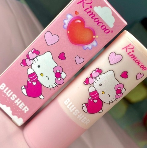 Blush em pó Hello Kitty