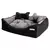 Caminha Pet Luxo Cinza com Preto com Travesseiro - Karppovet - loja online