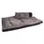 Colchonete Futon Preto com Cinza Pillow Top - Karppovet na internet