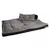 Colchonete Futon Preto com Cinza Pillow Top - Karppovet
