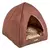 Caminha Pet Toca Iglu Marrom 45x45x45cm - Karppovet - loja online