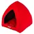 Caminha Pet Toca Iglu Vermelha 45x45x45cm - Karppovet - loja online