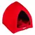 Caminha Pet Toca Iglu Vermelha 45x45x45cm - Karppovet - comprar online