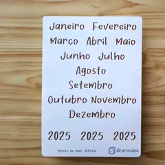Imagem do Cartela Meses do Ano DP002
