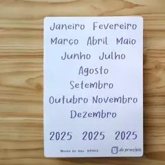 Cartela Meses do Ano DP002 na internet