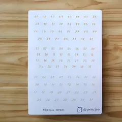 Cartela Números na internet