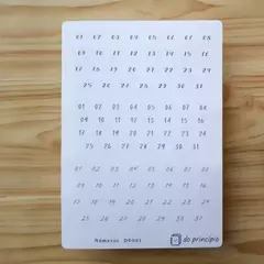 Cartela Números na internet