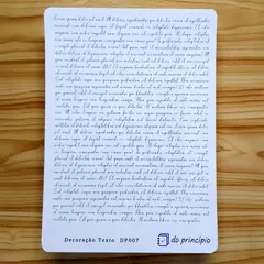 Cartela Formas Textos - Do Princípio
