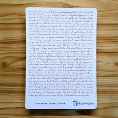 Cartela Textos - Do Princípio