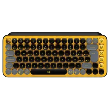 Teclado Inalámbrico LOGITECH POP Negro y Amarillo - comprar online
