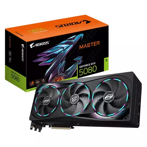 Placa de video AORUS GeForce RTX 5080 MASTER 16G