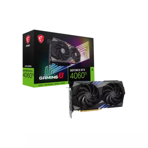 Placa de Video MSI NVIDIA GeForce GeForce RTX 4060 Ti GAMING X 16G