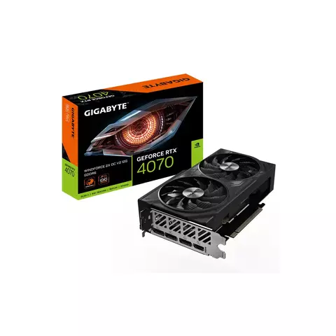 Placa de Video GIGABYTE GeForce RTX 4070 WINDFORCE 2X OC V2 12G