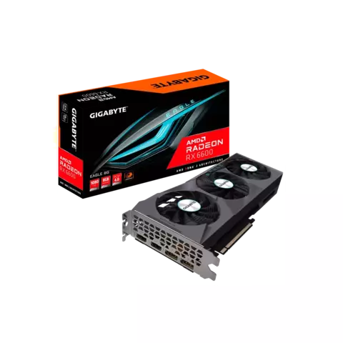 Placa de Video GIGABYTE AMD Radeon RX 6600 EAGLE 8G