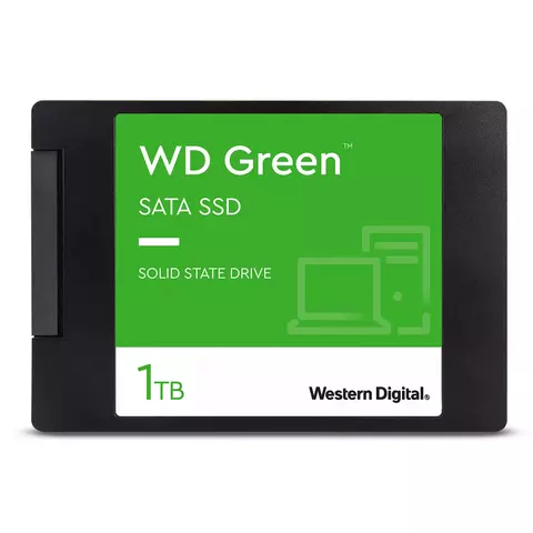 Disco Interno SSD WESTERN DIGITAL Green 1TB 2.5" SATA 3.0 545MB/s