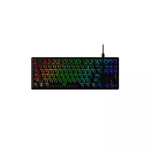 Teclado c/Cable HYPERX Alloy Origins Core PBT Red Merco Negro