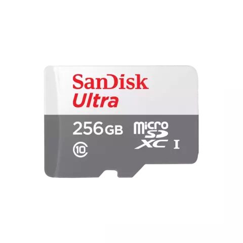 Tarjeta microSD Sandisk Ultra 256GB C10 c/ada 100M