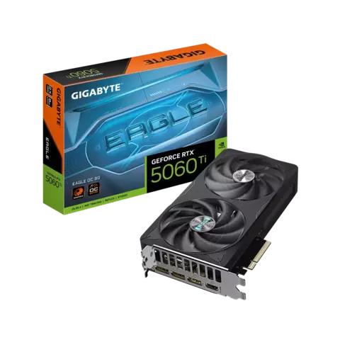 Placa de Video GIGABYTE GeForce RTX 5060 Ti EAGLE OC 8G